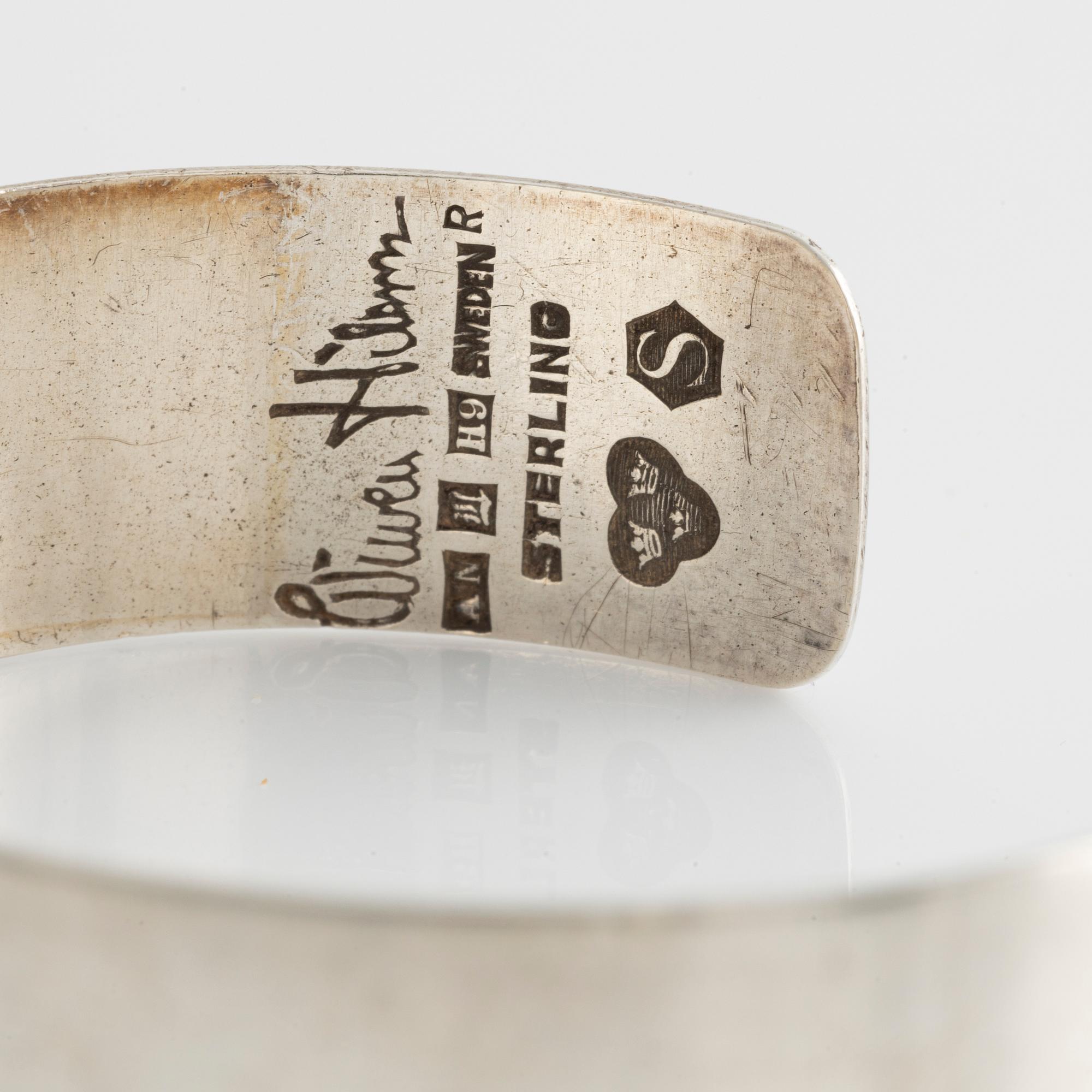 Wiwen Nilsson, bangle, silver.