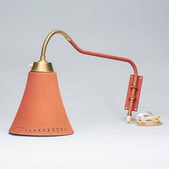 VÄGGLAMPA, märkt EWÅ 500, 1900-talets mitt.