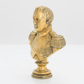 Skulptur, mässing, 1800-talets slut.