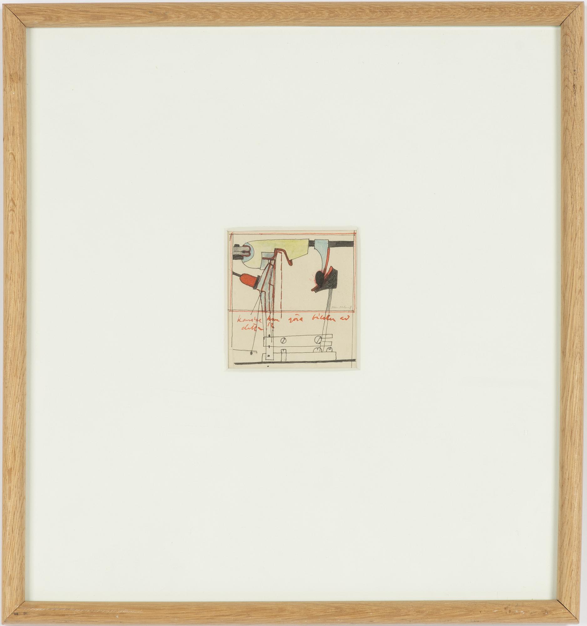 Sten Eklund, "Kanske kan göra bilden av detta?".