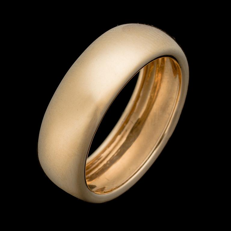 RING, 18K guld. Italien.