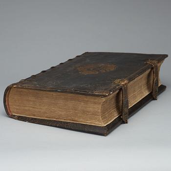 KARL XII:s BIBEL, "Biblia, thet är all then heliga skrift på swensko....", Stockholm 1702-1703.