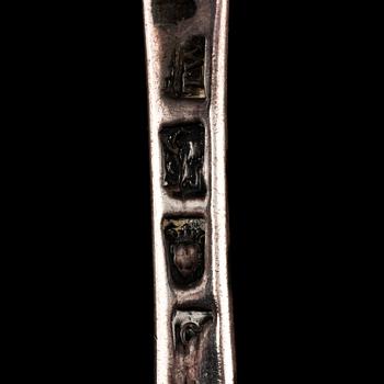 SKEDAR, 7 st, silver, 1700/1800-tal. Vikt 430 g.