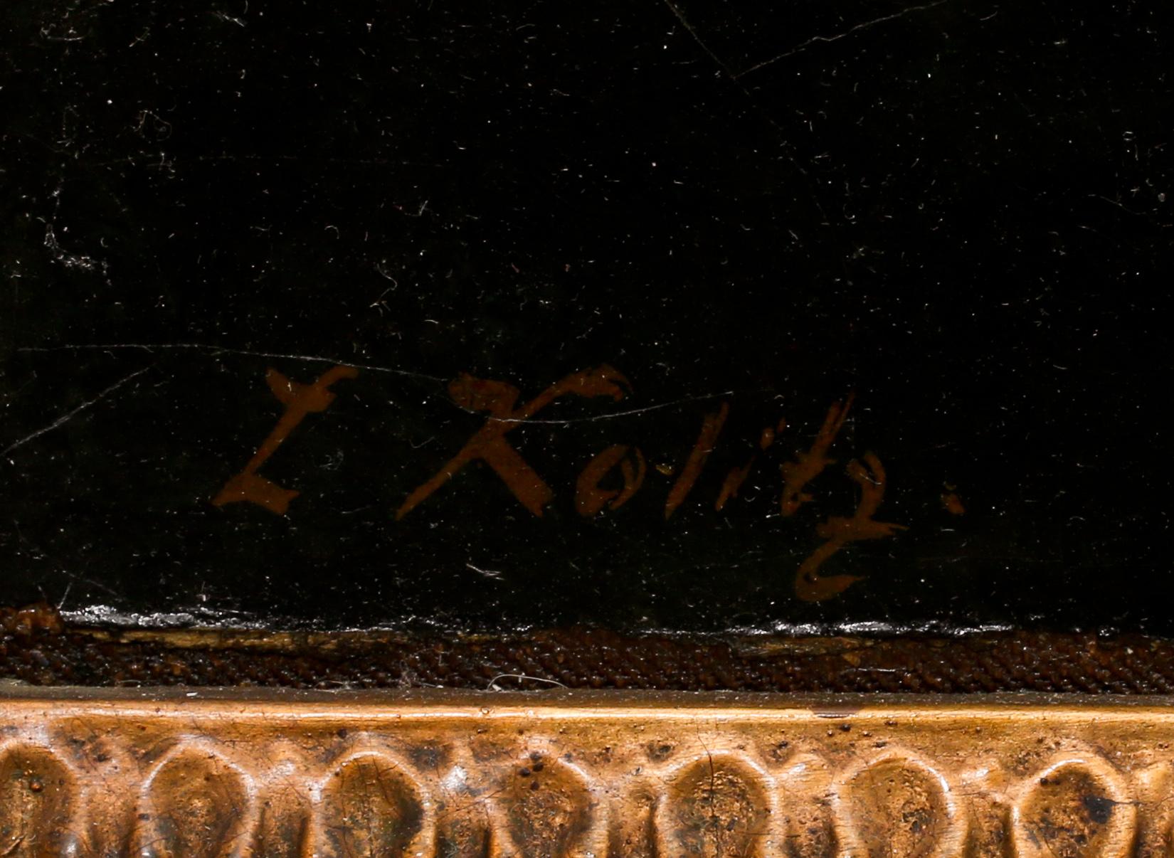 LOUIS KOLITZ, olja på duk, signerad.