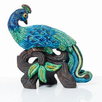 Gunnar Nylund, skulptur, chamotterat stengods, Rörstrand.