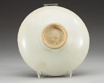 A white glazed bowl, Song dynasty (960-1279).