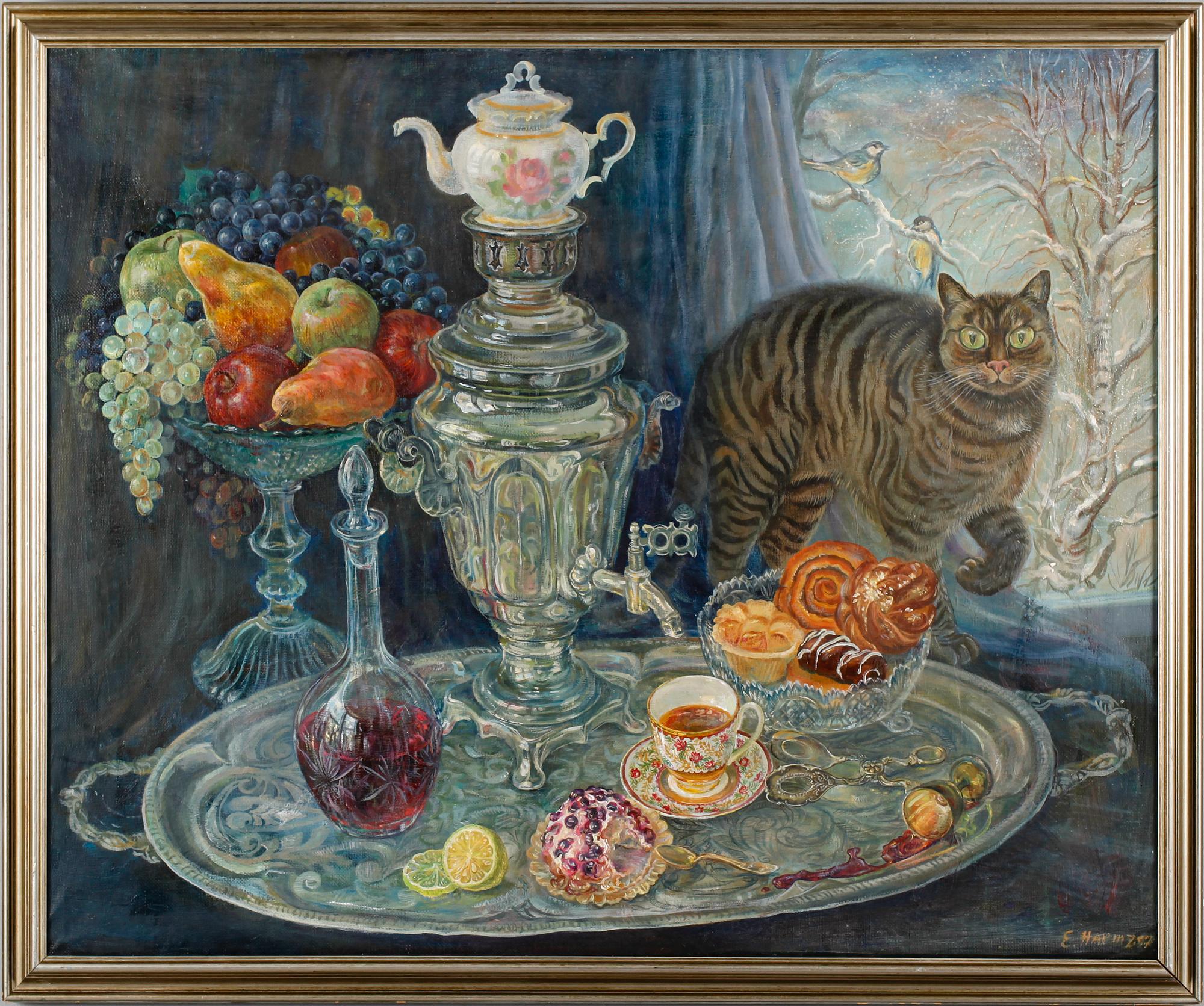 ELENA HARMZ, olja åp duk, signerad och daterad -97.