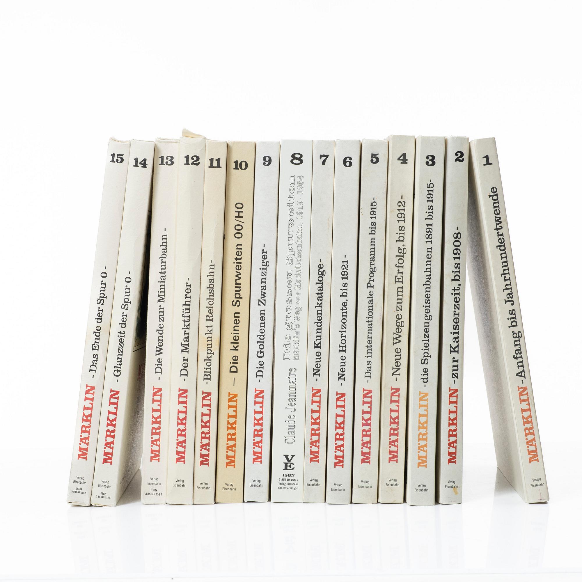 Märklin, Böcker och kataloger, 26 volymer.