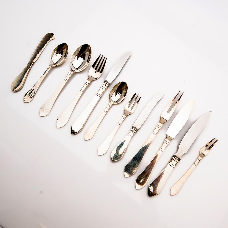 Georg Jensen, Cutlery service, silver, 107 pieces, "Antique/Continental", Denmark.