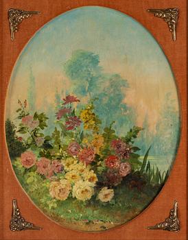 OKÄND KONSTNÄR, 1800-TAL, olja på duk, signerad.