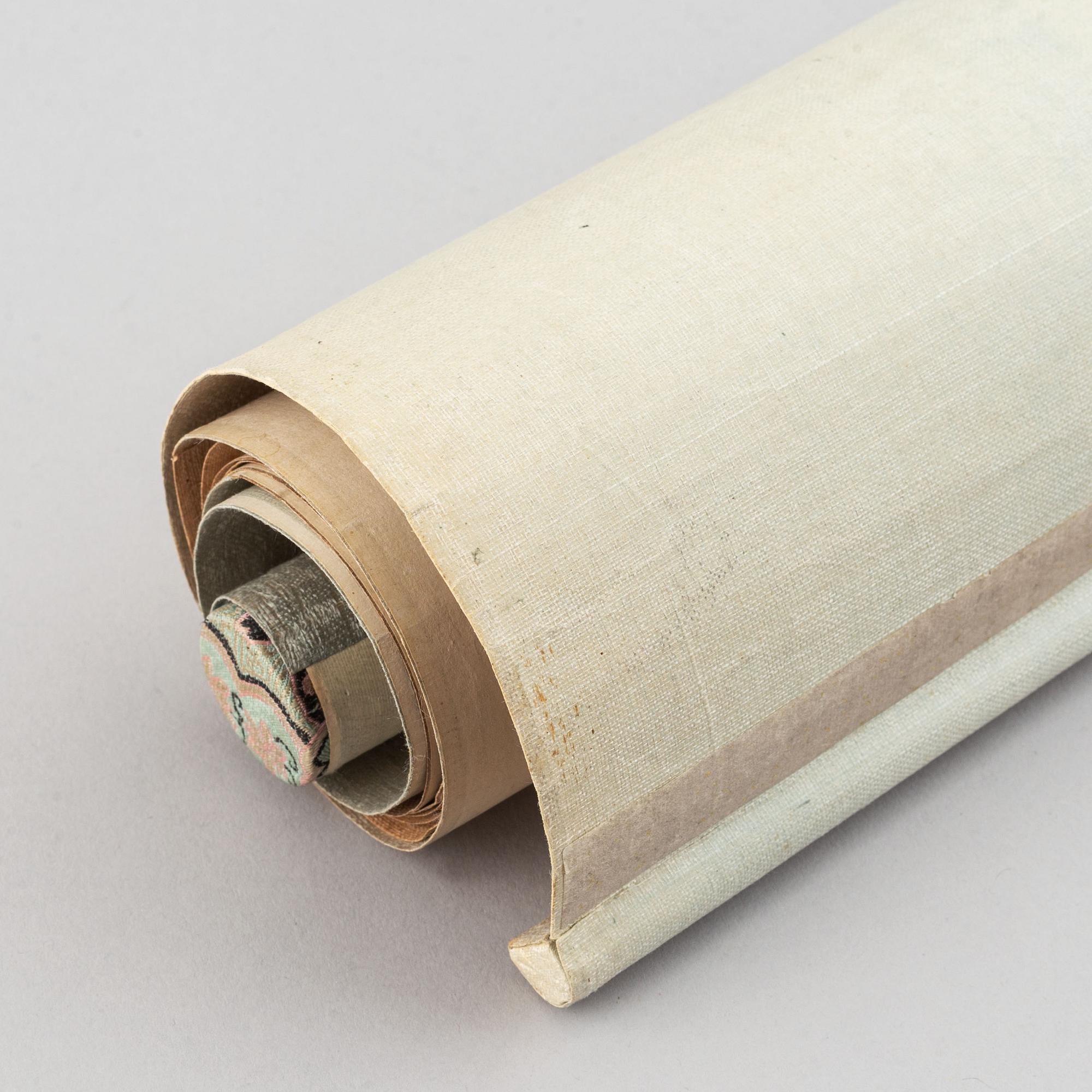 Peng Gongfu (1897-1963), a Chinese hanging scroll, ink and colour on silk, signed and dated 1958.