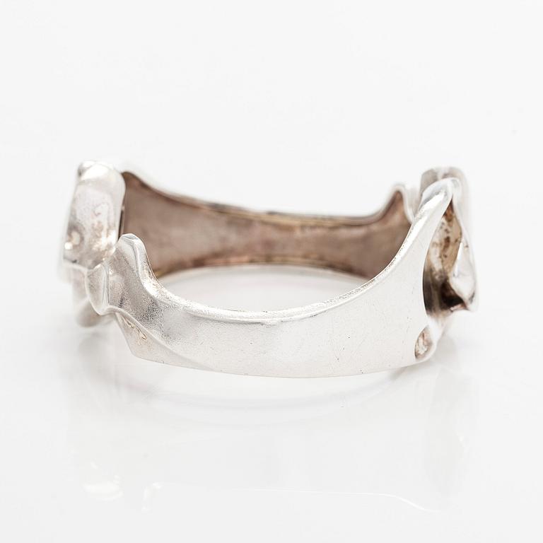 Björn Weckström, bracelet, "Zelda", silver. Lapponia, 1982.