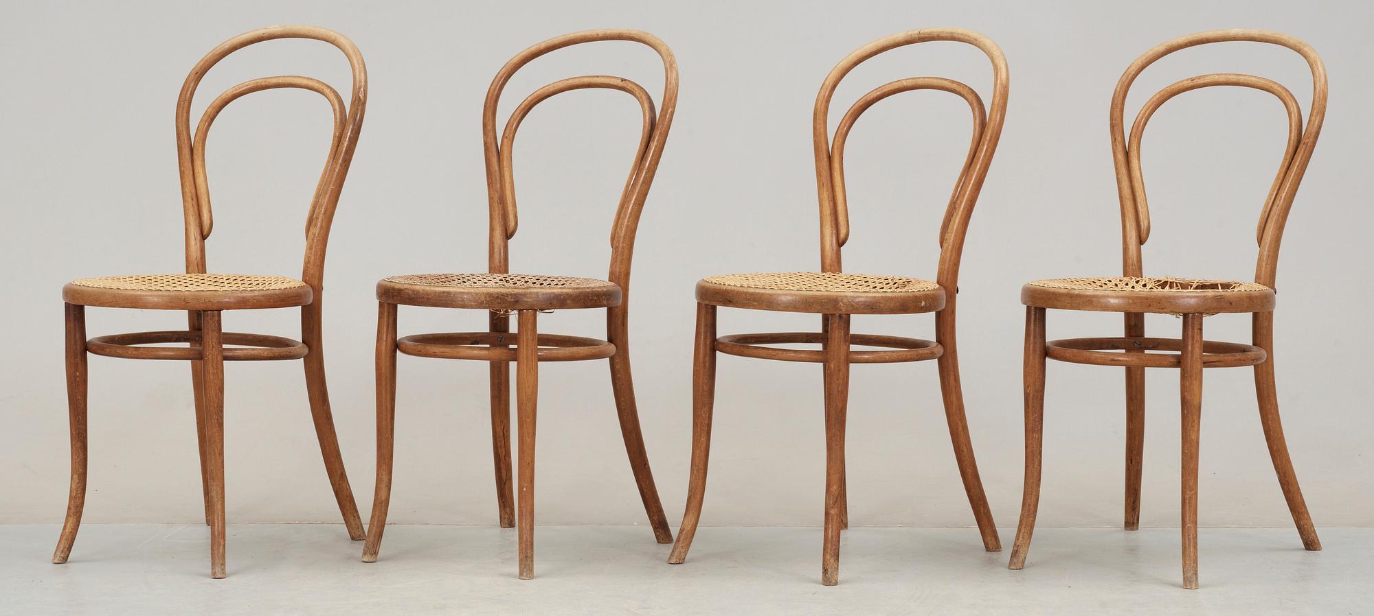 STOLAR, 4 st, Thonet, 1900-talets början.