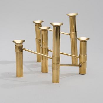 TAPIO WIRKKALA, CANDELABRA. Candlestick-serial NonStop. Hopeakeskus 1970s.