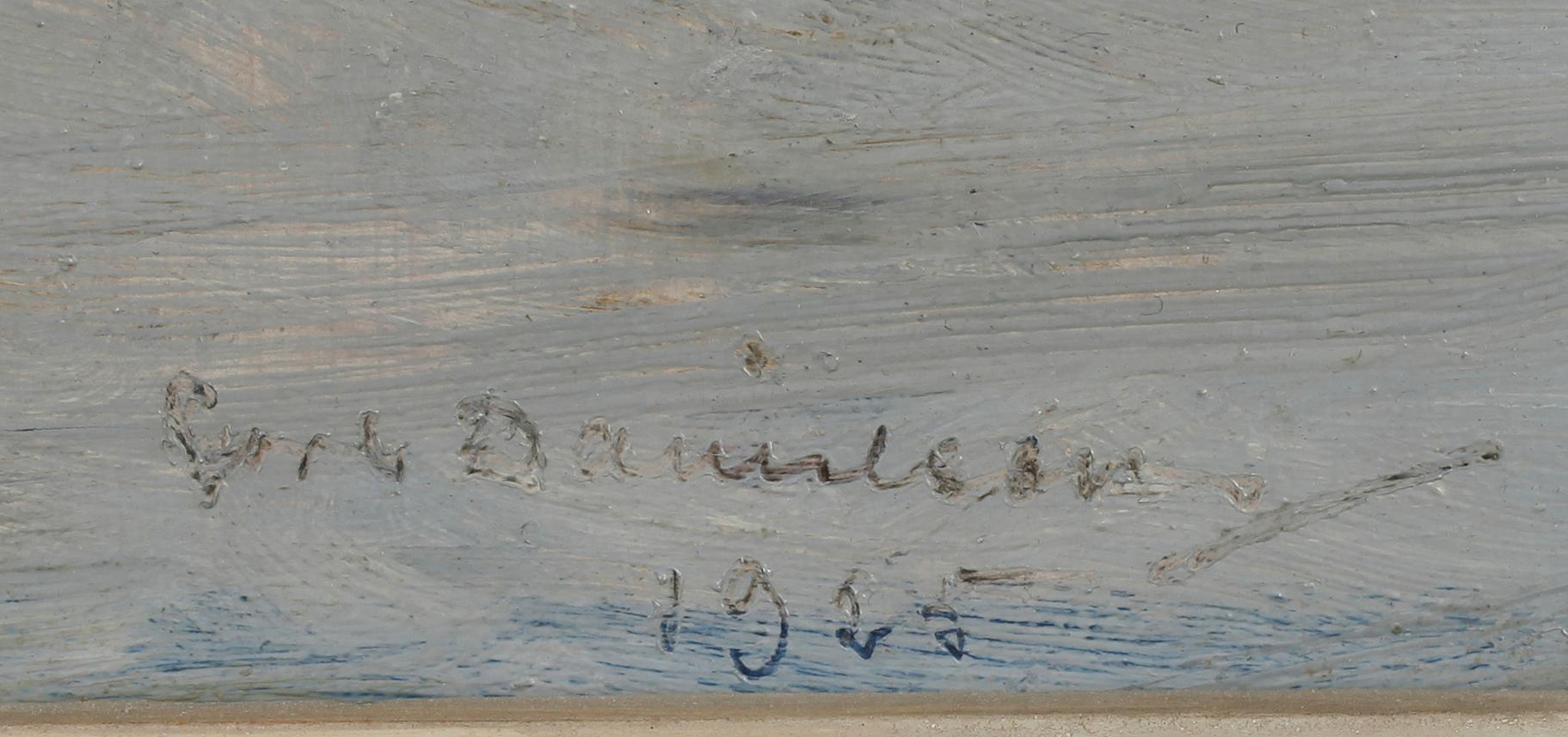 CARL OTTO DANIELSON,  olja på duk, signerad och daterad 1925.