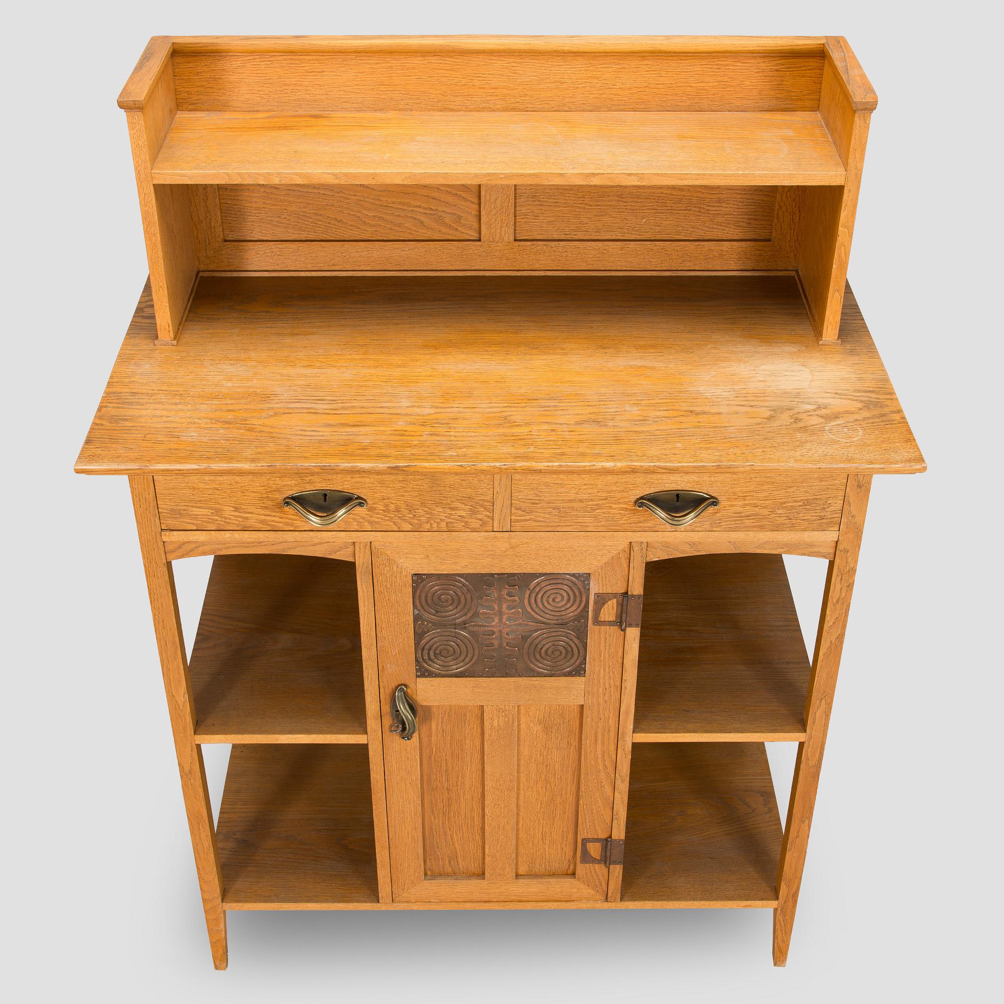 Nikolai Boman, serving cabinet/buffet, commissioned work, early 20th century.