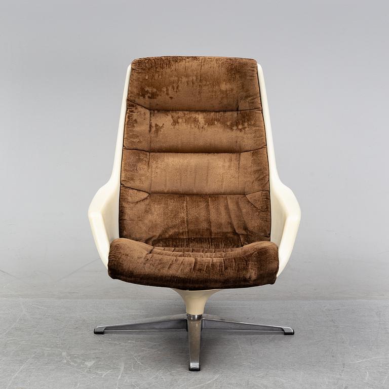 A 'Planet' ('Tellus) easy chair by Alf Svensson & Yngvar Sandström, IKEA, 1970's.