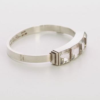 WIWEN NILSSON, armring, Lund 1946, sterling.