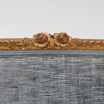 a gustavian style sofa from around 1900,