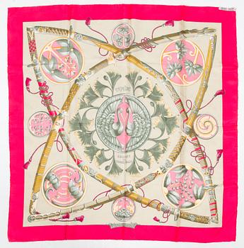 Hermès, huivi, "Daimyo Princes Du Soleil Levant".
