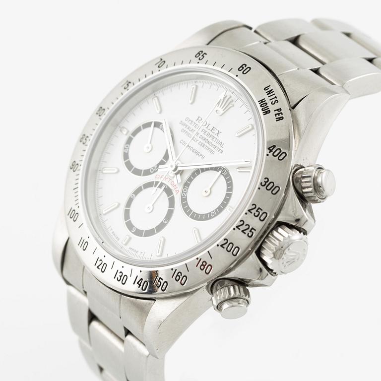 Rolex, Daytona, "Floating Cosmograph", "Inverted 6", "225 Bezel", "Zenith", chronograph, wristwatch, 40 mm.