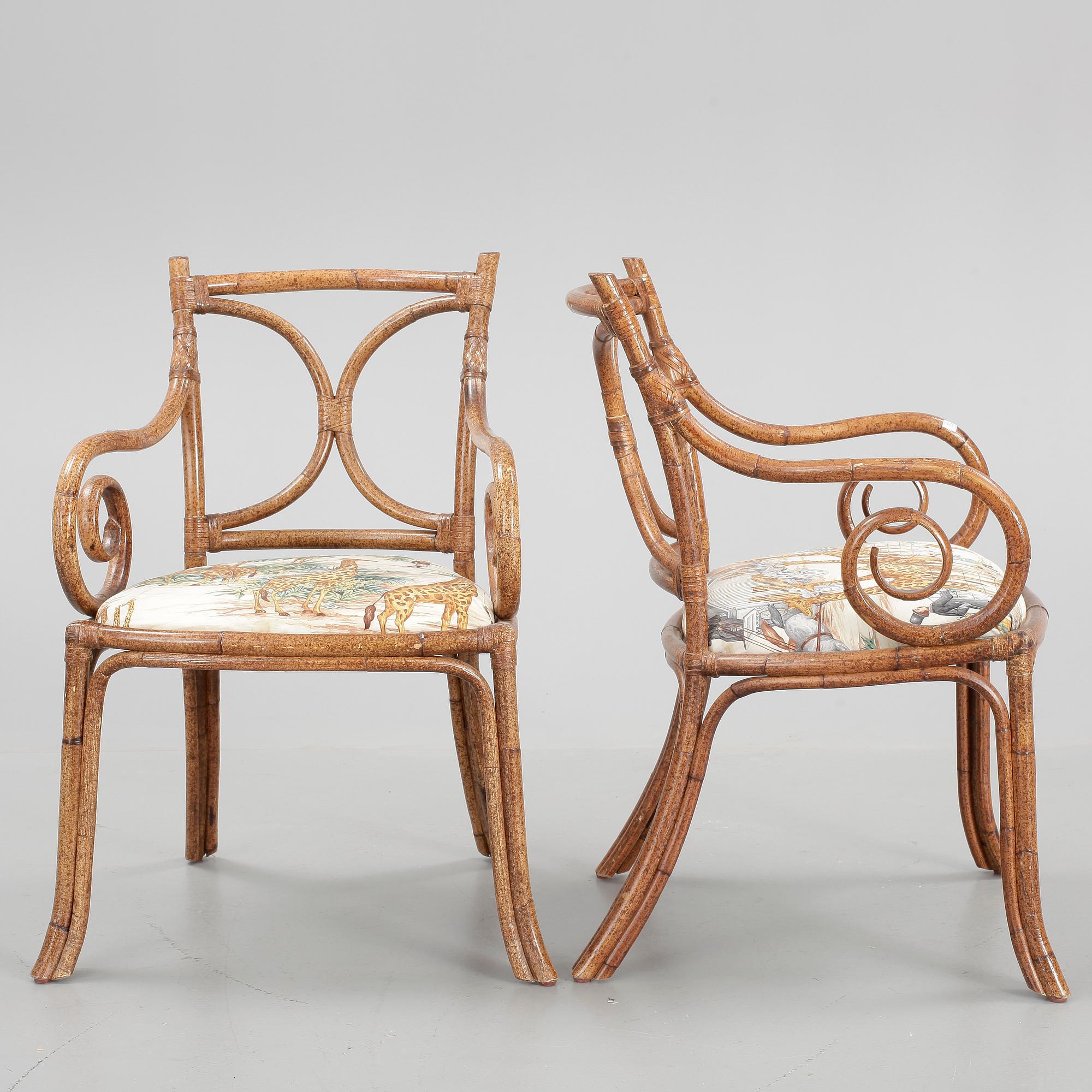 KARMSTOLAR, 4 st, 1900-tal.