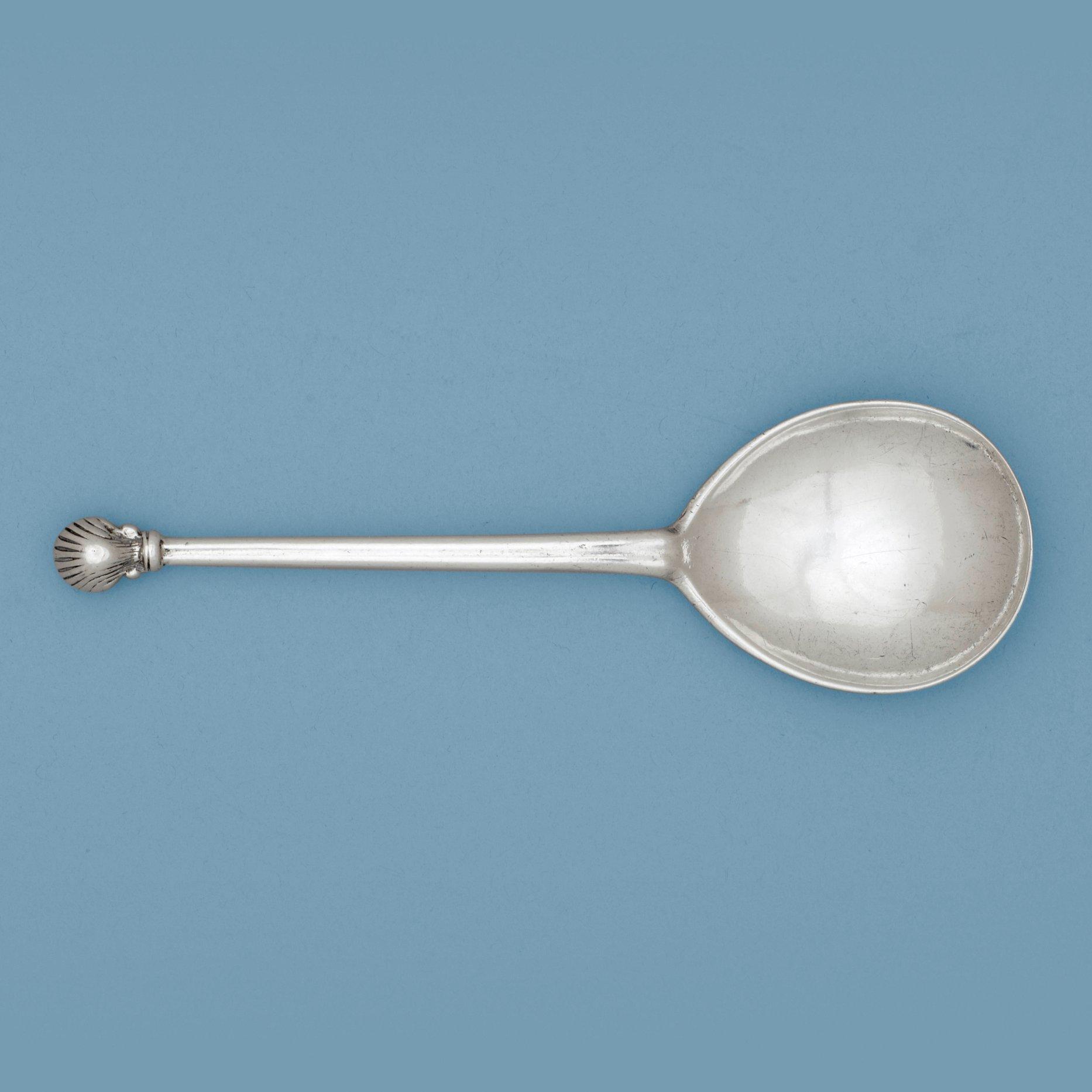 An English early 18th century silver spoon, possibly.