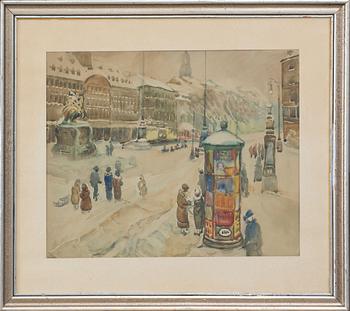 Elisabeth Andrae · ELISABETH ANDRAE, tillskriven, 1876-1945, akvarell,