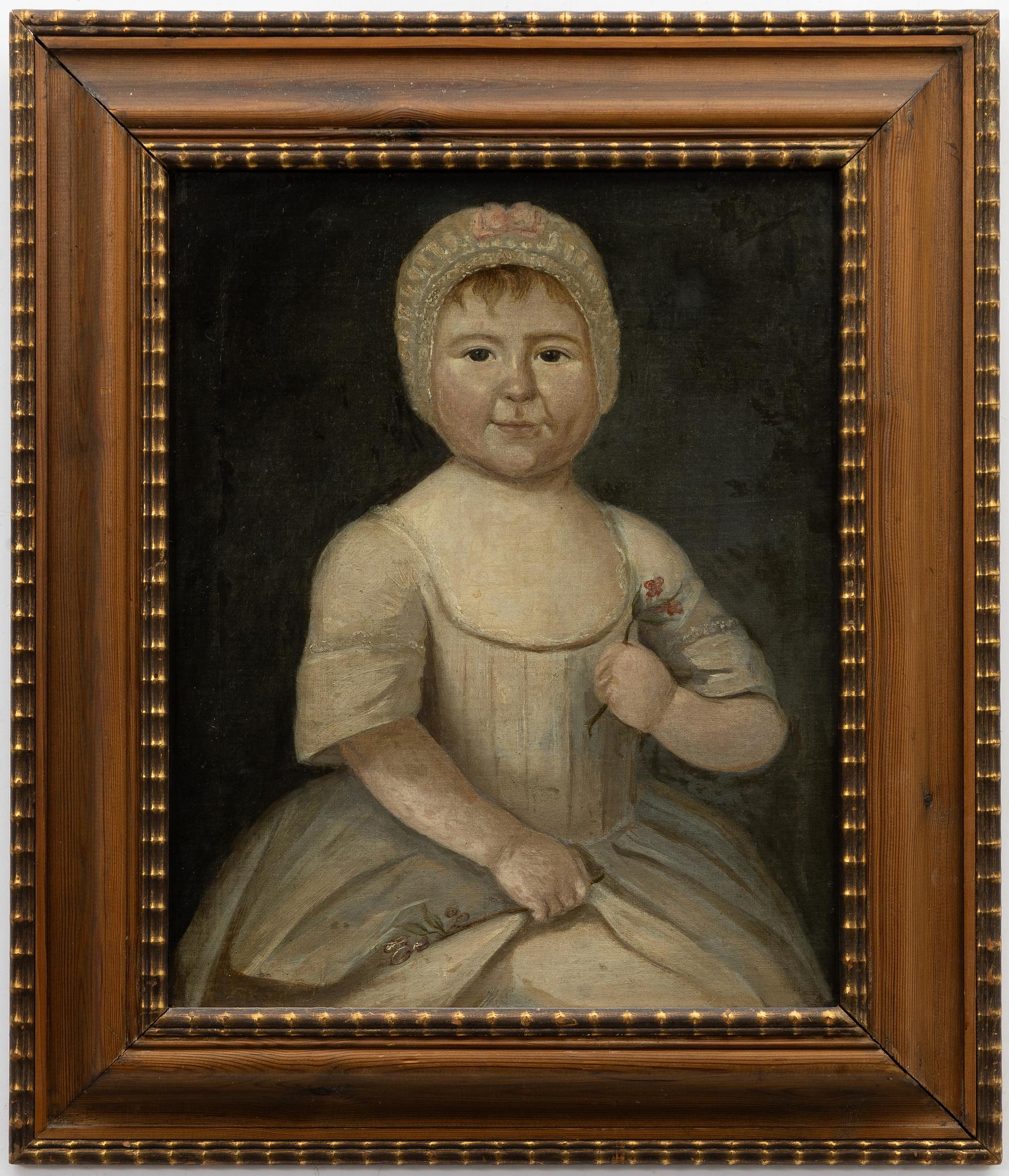 Unknown artist, 19th century, Child portrait.