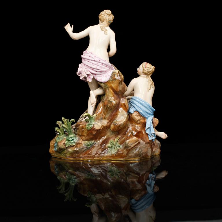 FIGURGRUPP, porslin. Meissen 1800/1900-tal.