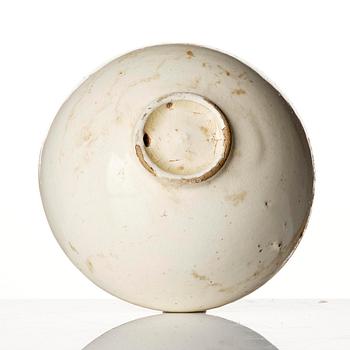 A white glazed Ding bowl, Sung dynasty (960-1280).