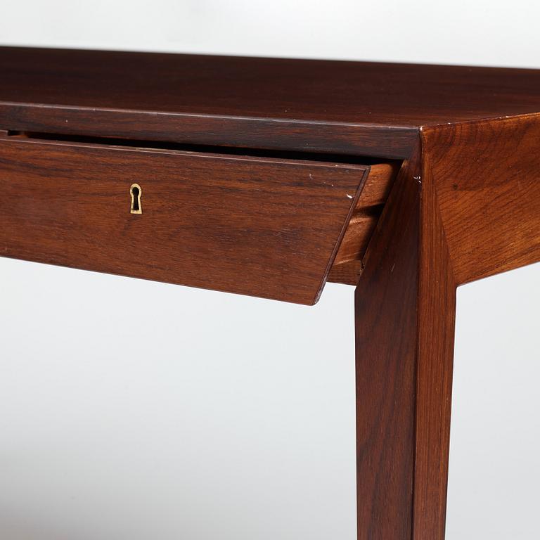 Severin Hansen, a palisander desk, Haslev Møbler, Denmark 1960s.