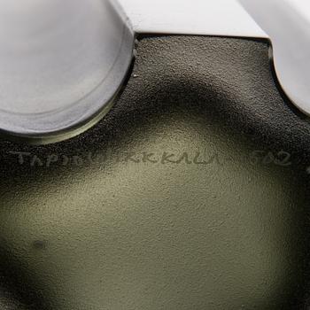 A glass vase signed Tapio Wirkkala -3502, manufactured by Iittala in the 1960s.