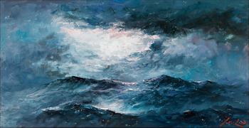 AXEL LIND, oil on canvas, signed.