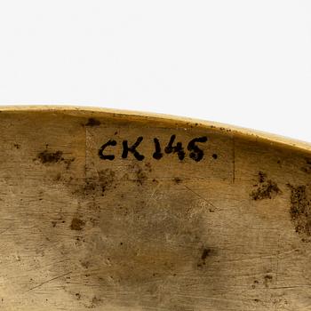 The Carl Kempe Cup, a West Asiatic gold / electrum bowl with loop handle, presumably early bronze age, 3rd Millenia BC.