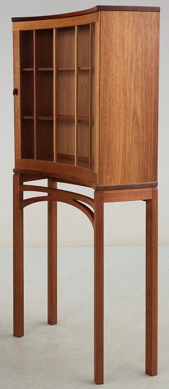 A James Krenov Tasmanian blackwood showcase cabinet, circa 1970.