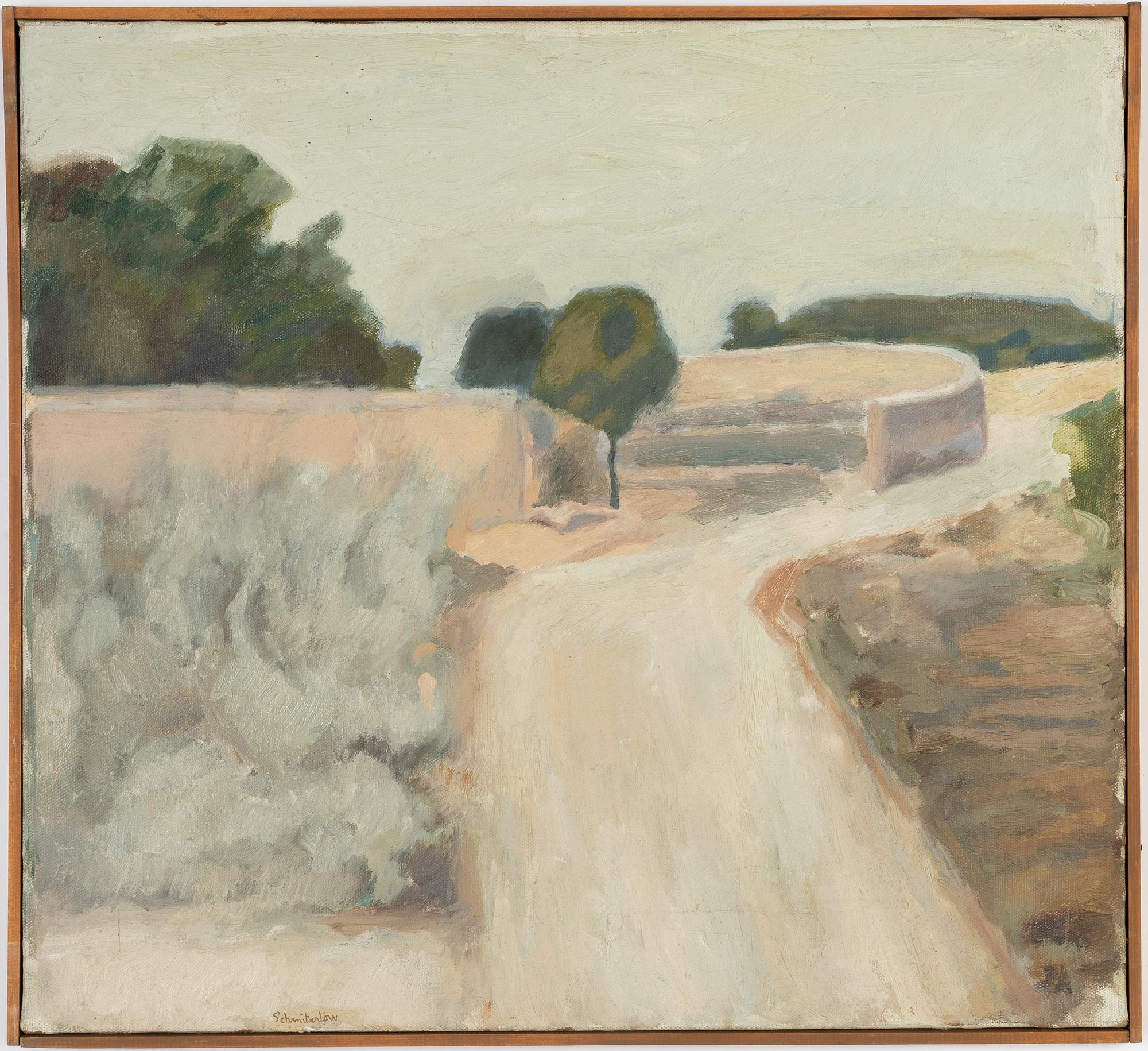 Bertram Schmiterlöw, oil on canvas, signed.