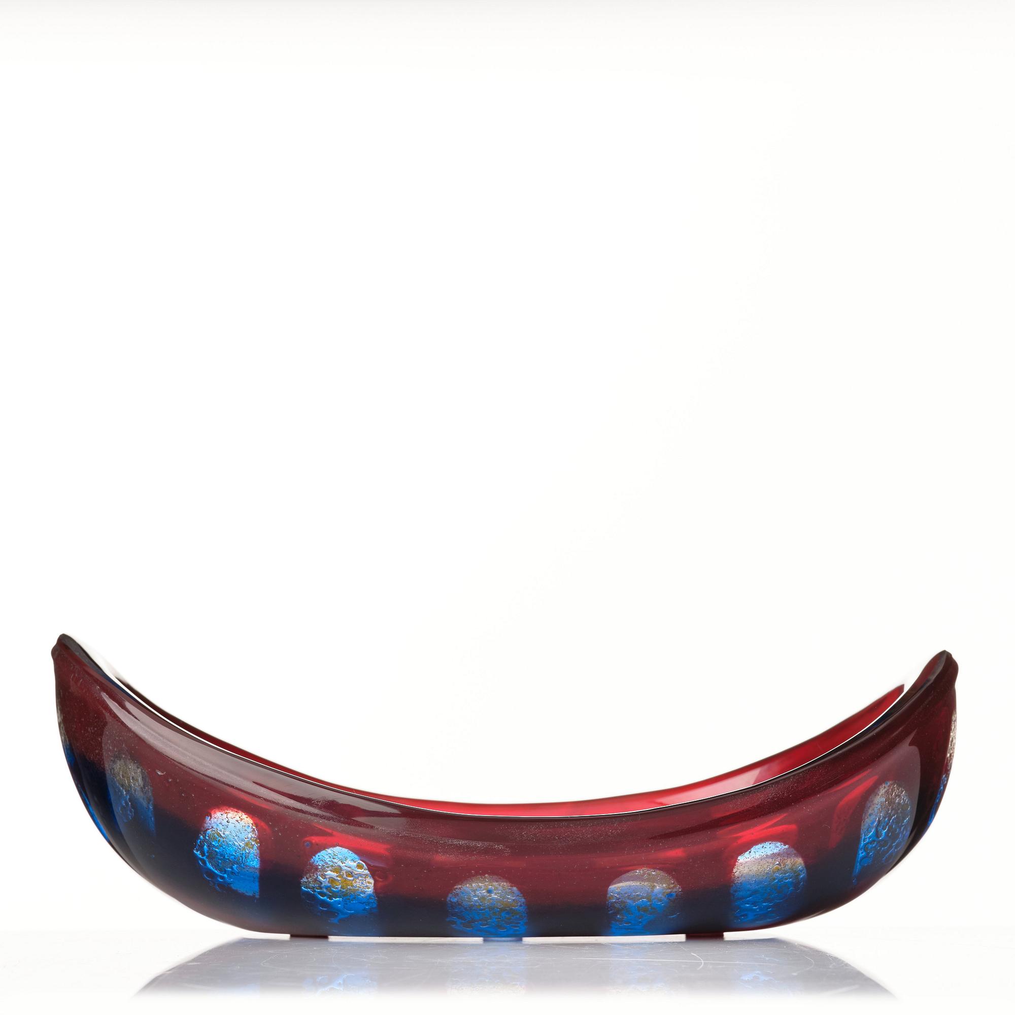 Sven Palmqvist, a ”Ravenna” glass bowl, Orrefors, Sweden 1953, nr 438.