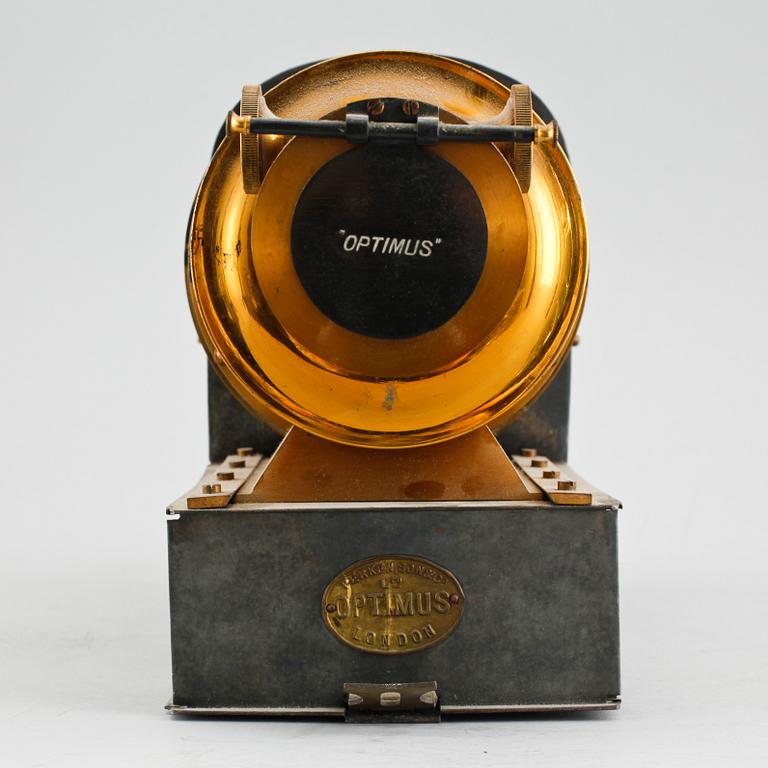 LATERNA MAGICA, "Optimus", Perken, Son & Co., London, omkring sekelskiftet 1900.