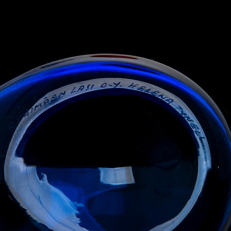 HELENA TYNELL, maljakoita, 3 kpl, "Kuikka", Riihimäen Lasi Oy. Suunniteltu 1975.