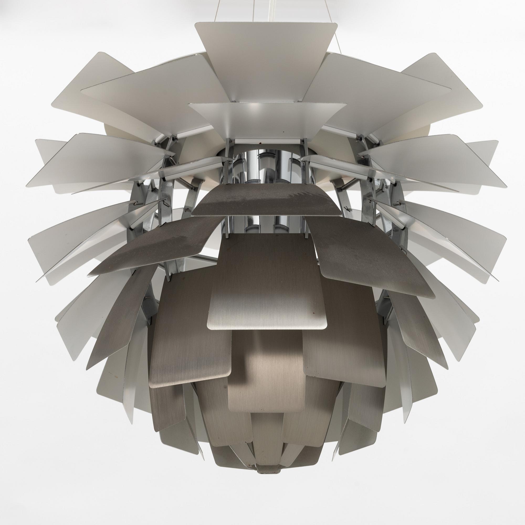 Poul Henningsen, taklampa "PH-Kotte / PH Artichoke", Louis Poulsen, Danmark.