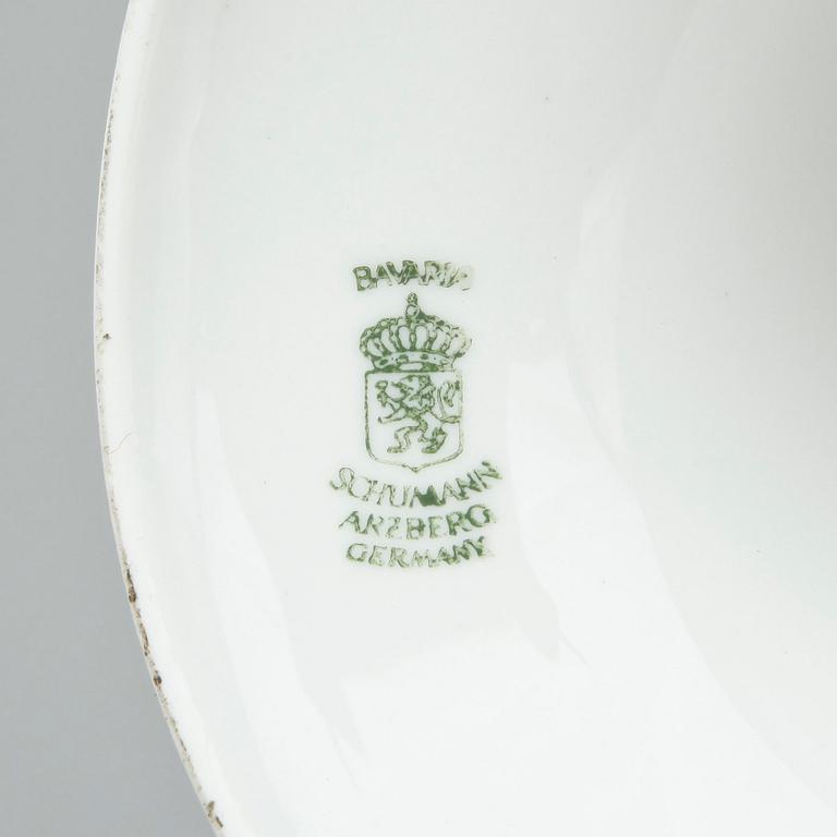 PARTI PORSLIN, 4 delar, främst Dresden, 1900-tal.