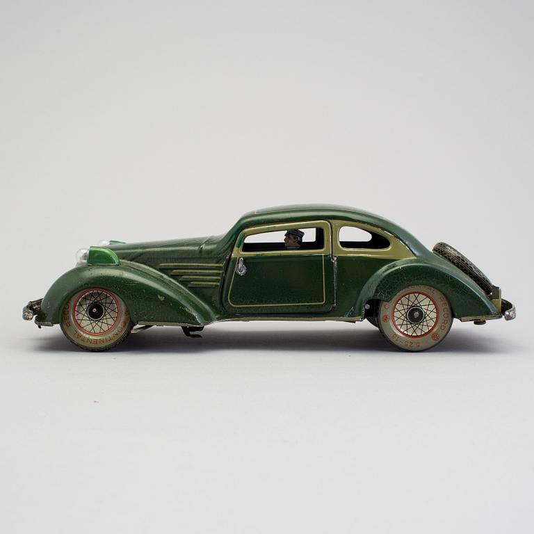 A tinplate Distler sports car IA 3058, Germany, 1930s.