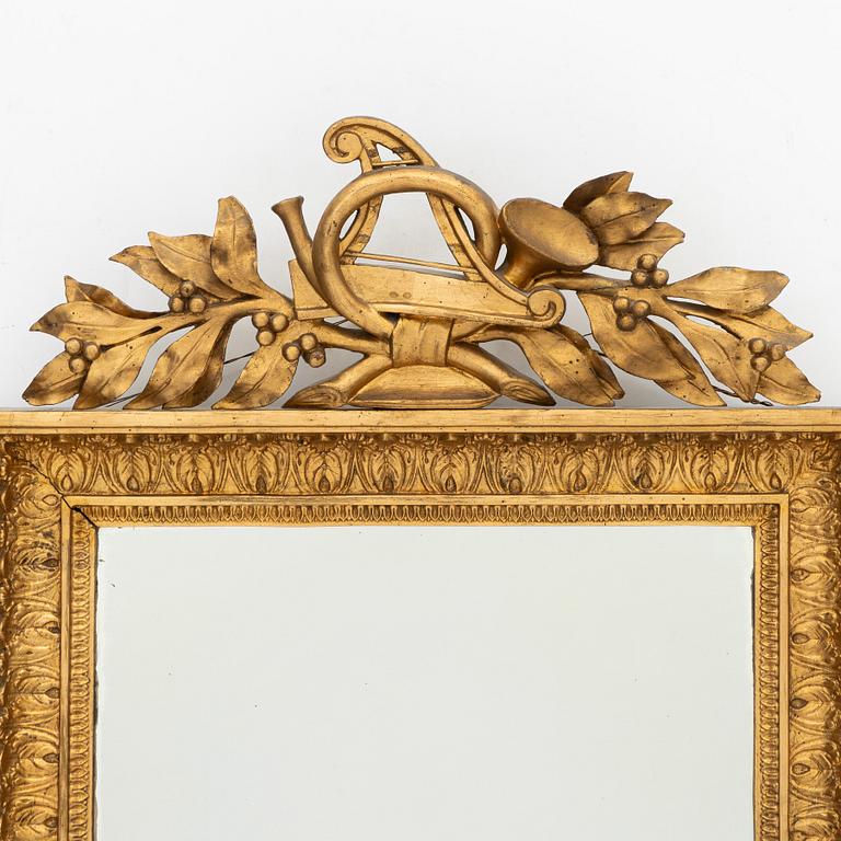 Johan Martin Berg, spegellampett, senempire, Göteborg, verksam, 1803- ca 1837.