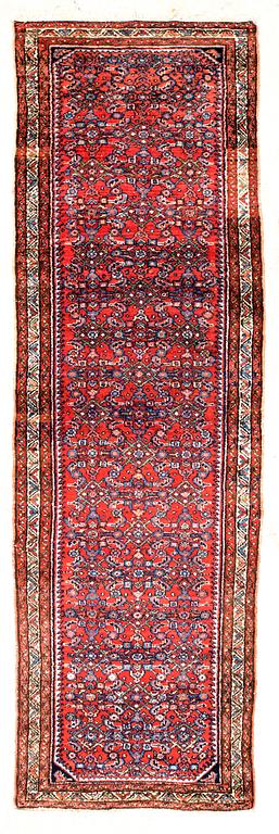 A semiantique oriental runner approx 298x90 cm.