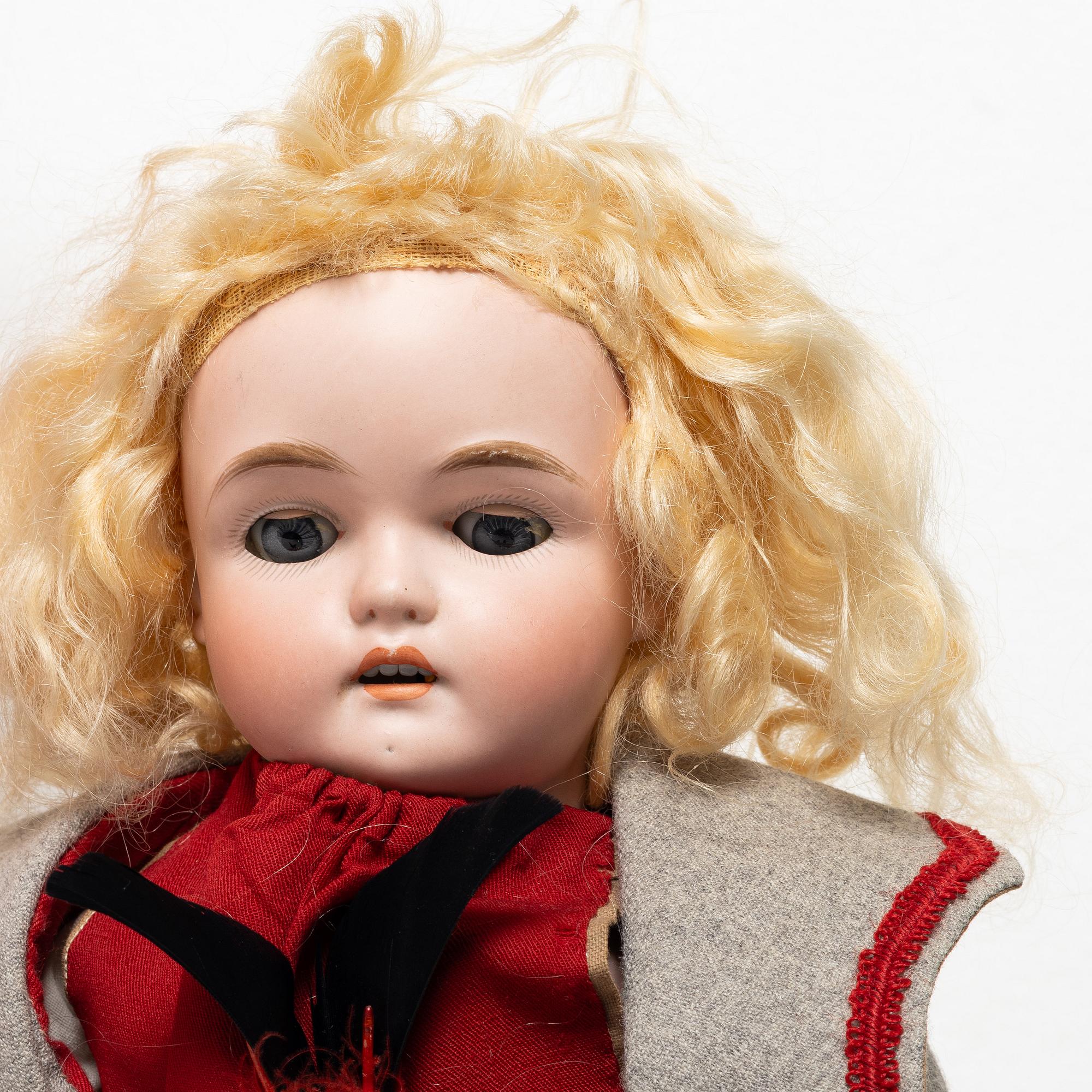 Dolls, 2 pcs, including Kling 377, Germany, early 20th century.