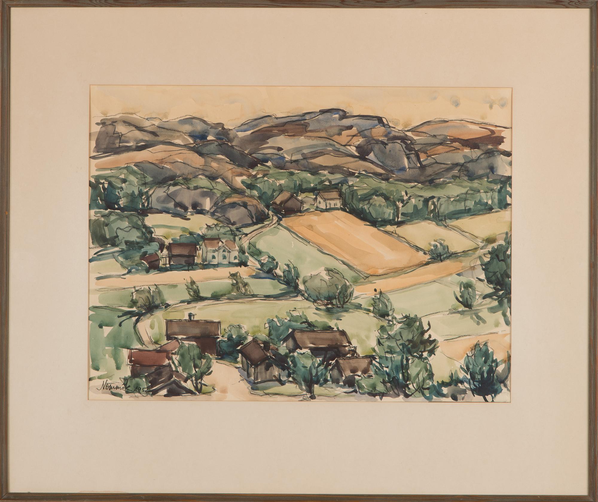 Juhan Nõmmik, Landscape.