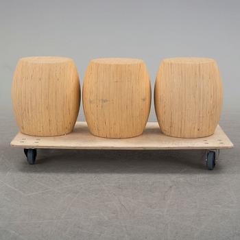 Three 21st century stools.