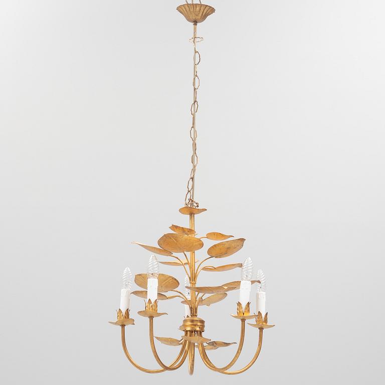 A ceiling lamp, probably Italy, second half of the 20th Century.