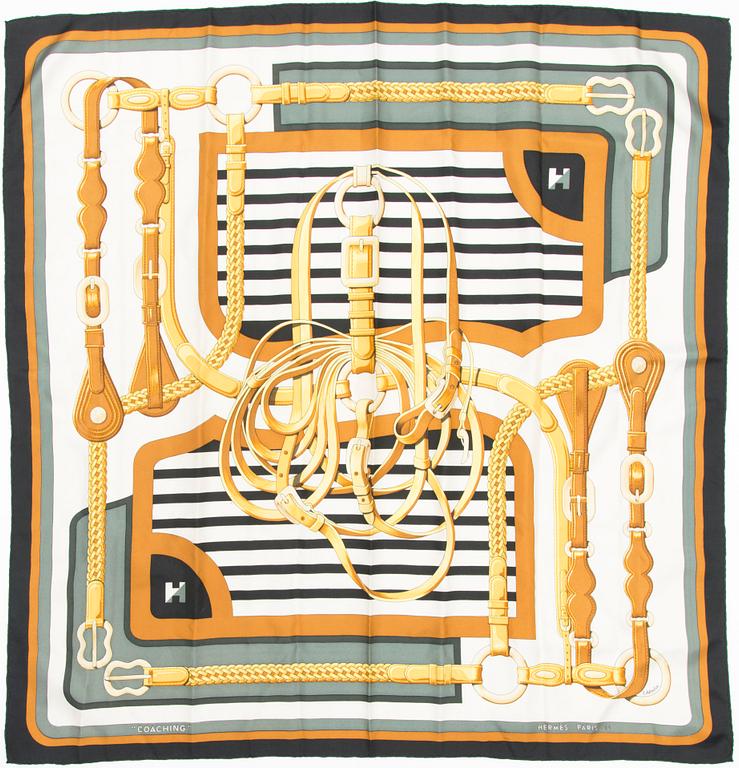 HERMÈS, "Coaching", SCARF.